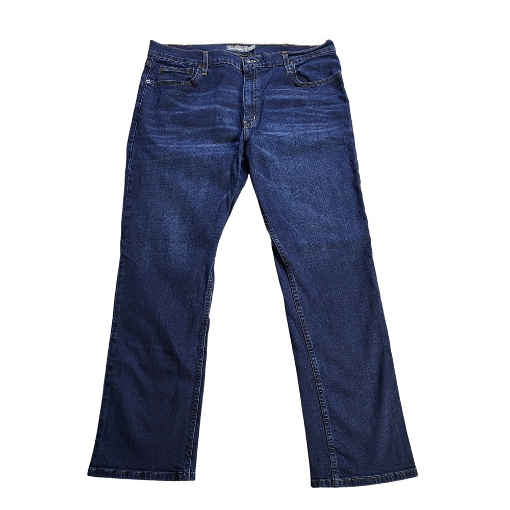 Member's MarkJeans Straight Leg Dark Wash Denim Classic Fit Mens Size 40x32l‎